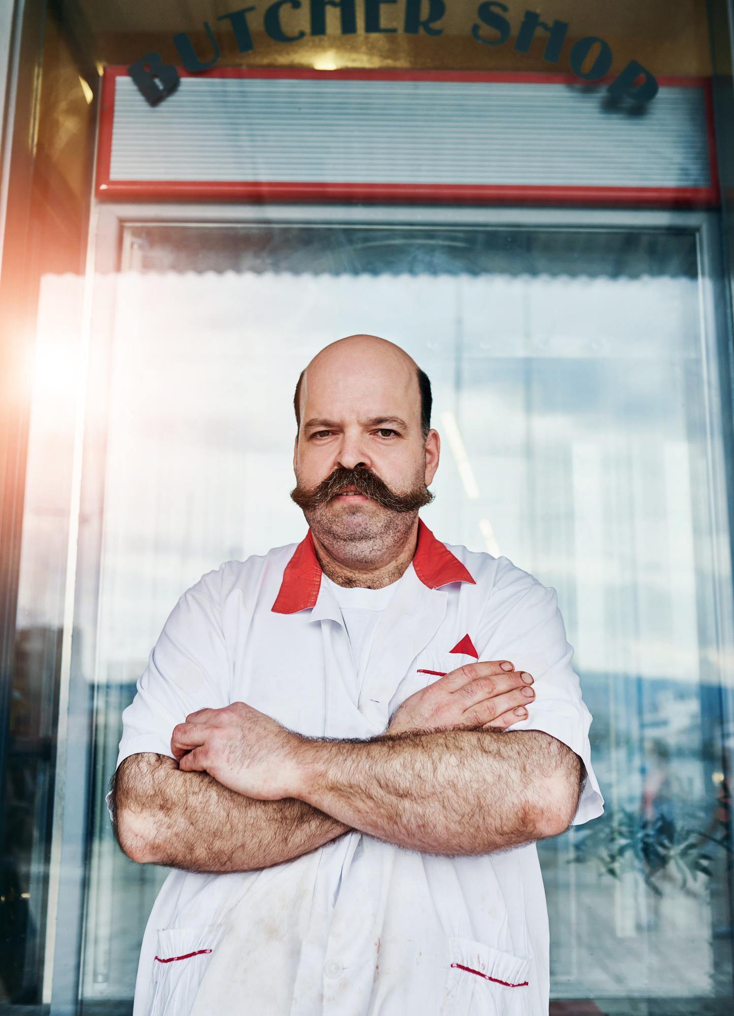 Portrait of head chef in apron